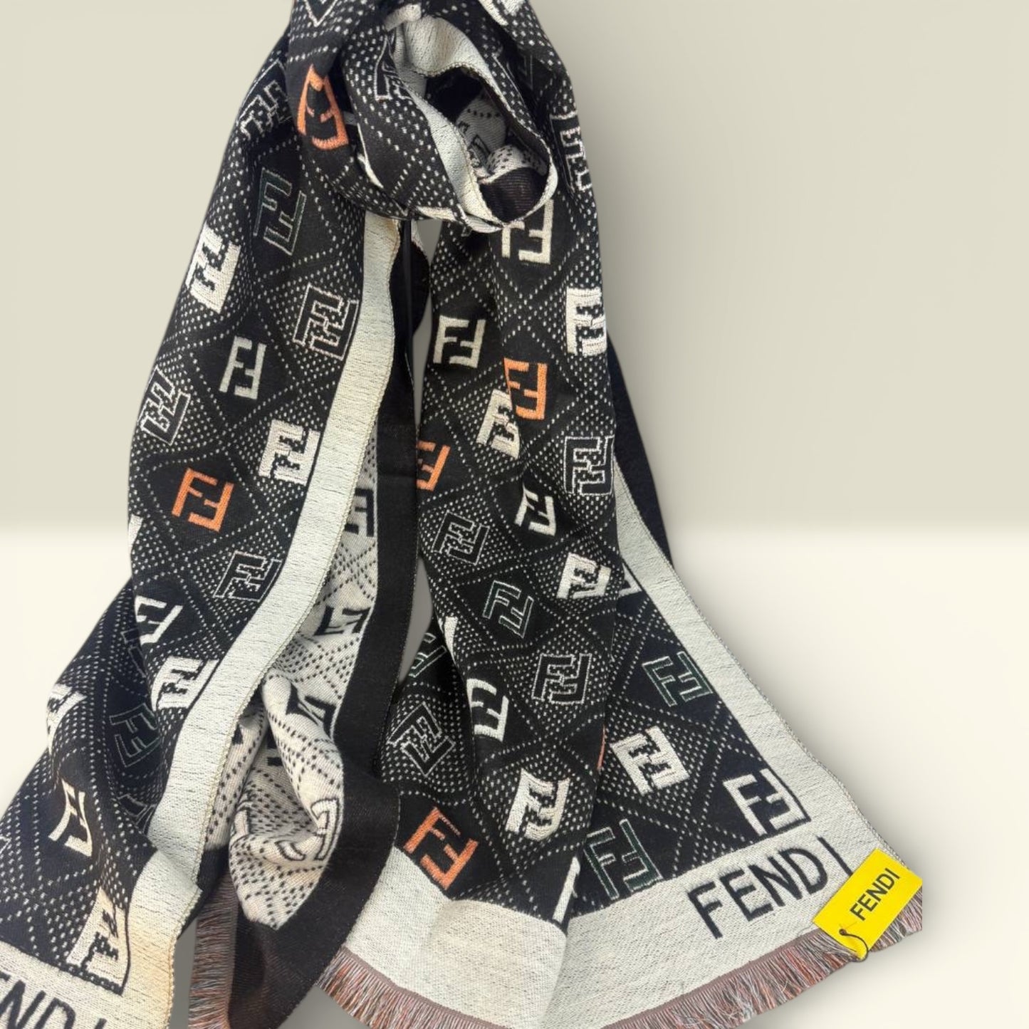 Fendi FF Logo Monogram Scarf