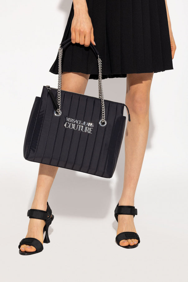 VERSACE JEANS COUTURE NYLON TOTE BAG
