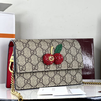 Gucci Signature Mini Bag with Cherries