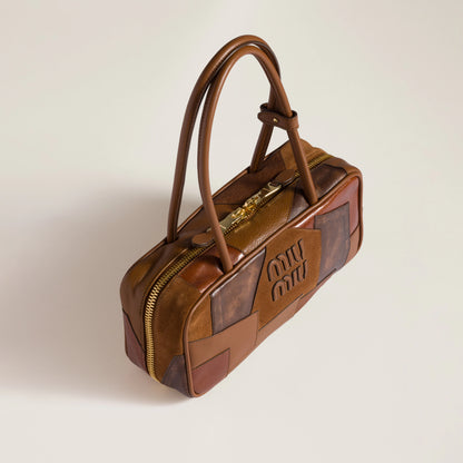 Miu Miu Patchwork Leather Tote Bag