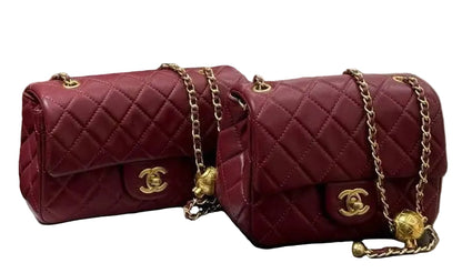 Chanel Quilted Pearl Crush Flap Bag