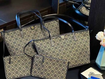 Tory Burch T Monogram Jacquard Tote Bag