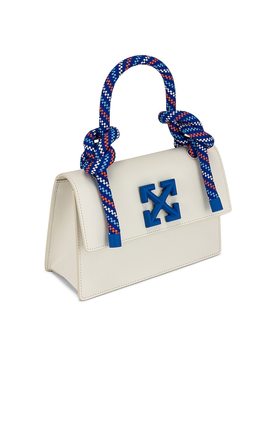 Off-White Jitney 1.4 leather top-handle bag