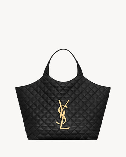 Saint Laurent Icare Quilted Tote Bag