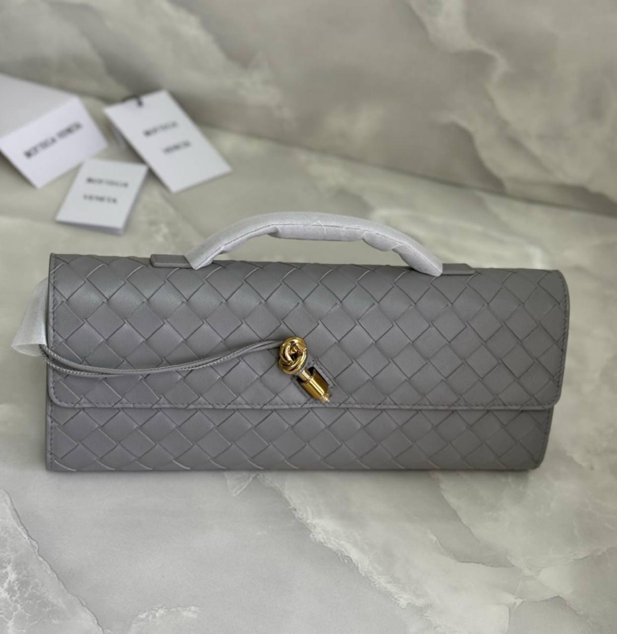 Bottega Veneta Long Andiamo Clutch