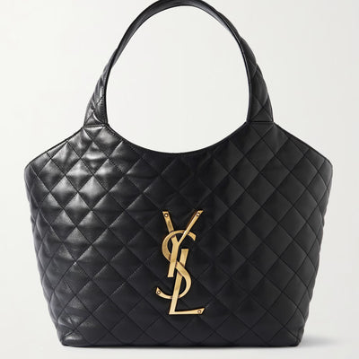 Saint Laurent Icare Quilted Tote Bag