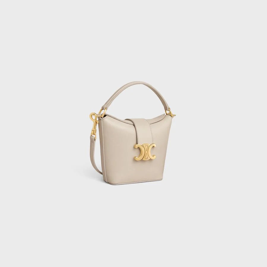 CELINE SMALL BUCKET CUIR TRIOMPHE BAG