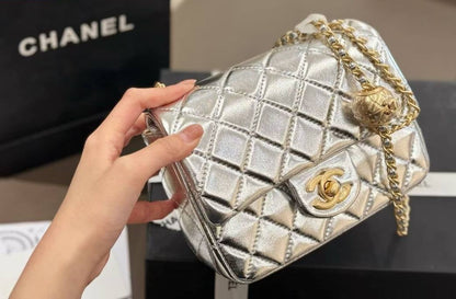 Chanel Quilted Mini Pearl Crush Flap Bag