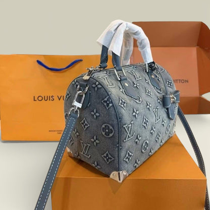 LOUIS VUITTON SPEEDY DENIM 25