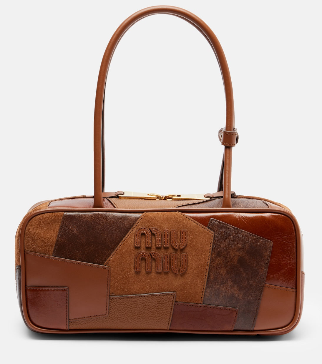Miu Miu Patchwork Leather Tote Bag
