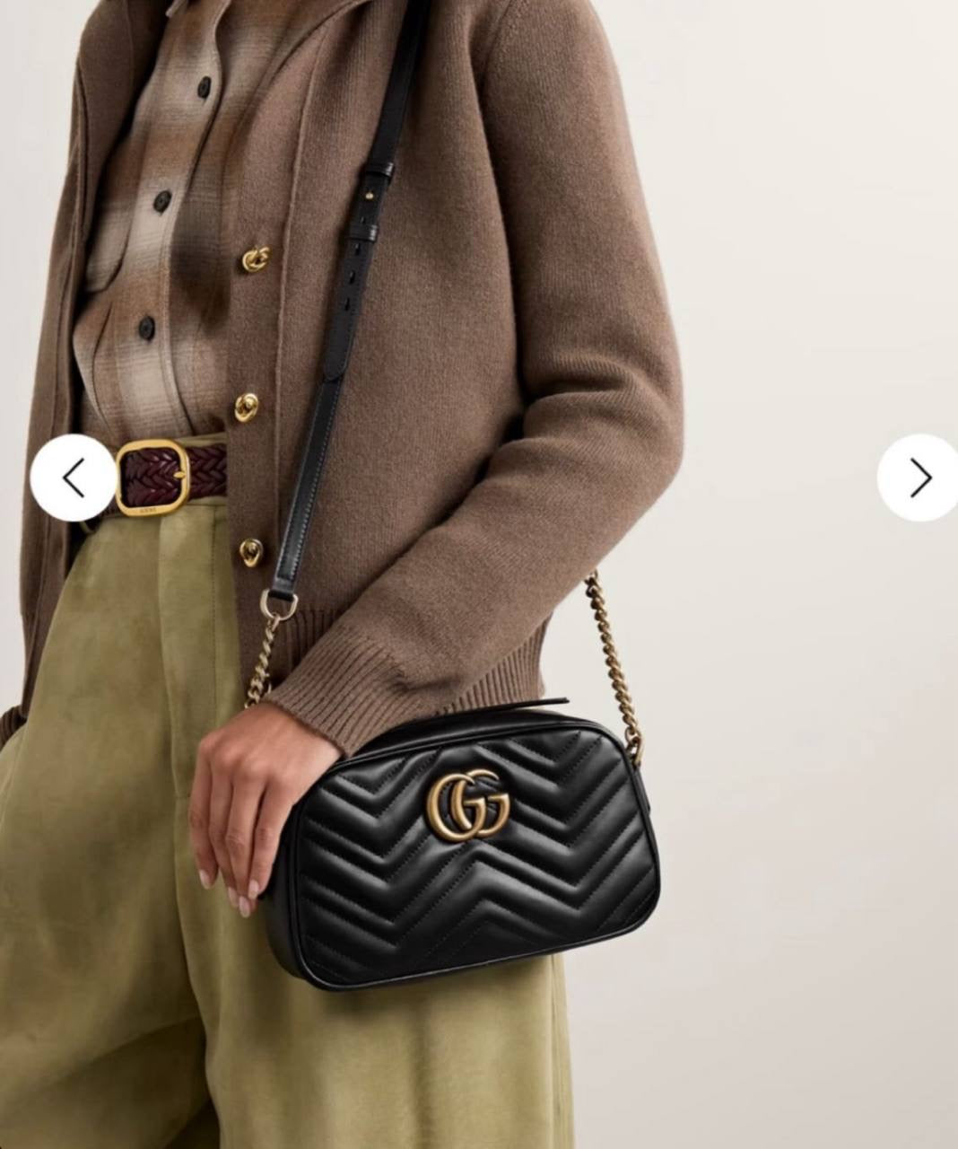 Gucci GG Marmont Small Quilted Leather Bag