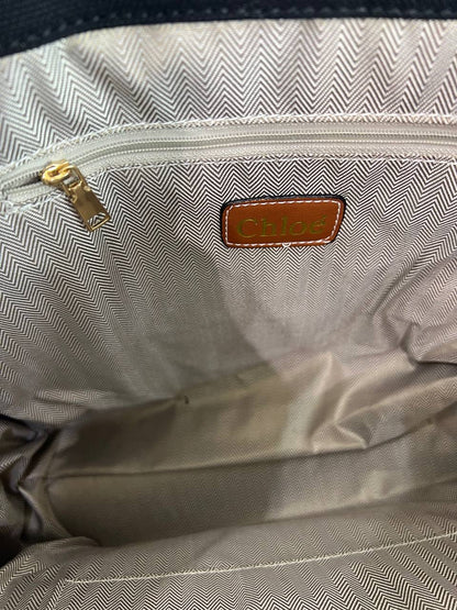 CHOLOÉ LARGE WOODY TOTE BAG