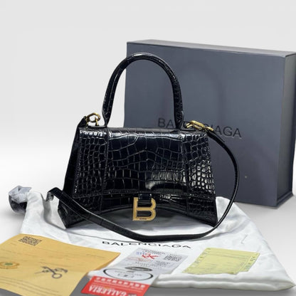 BALENCIAGA HOURGLASS TOP-HANDLE BAG