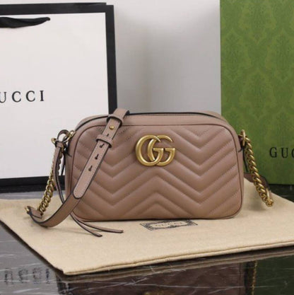 Gucci GG Marmont Small Quilted Leather Bag