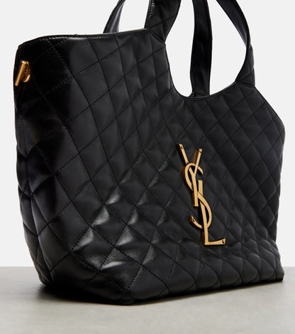 Saint Laurent Icare Quilted Tote Bag