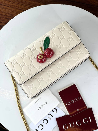 Gucci Signature Mini Bag with Cherries
