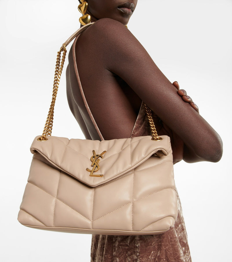 Ysl- Saint Laurent – Puffer Small Leather Shoulder Bag