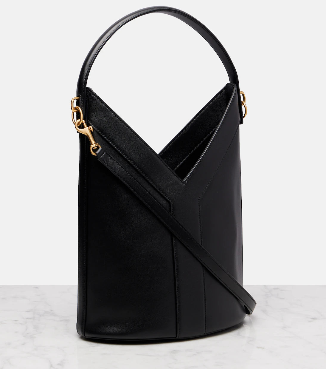 YSL- SAINT LAURENT TOP HANDLE BUCKET BAG