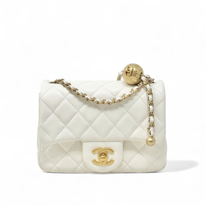 Chanel Quilted Mini Pearl Crush Flap Bag