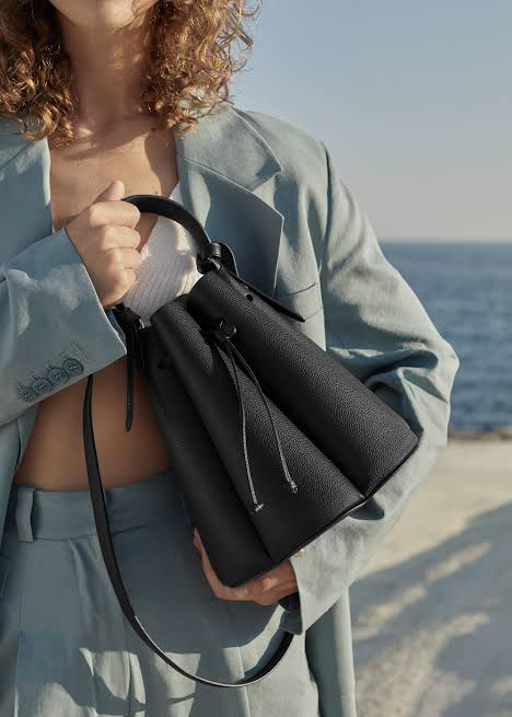 POLÈNE  NUMÉRO HUIG MINI BUCKET BAG