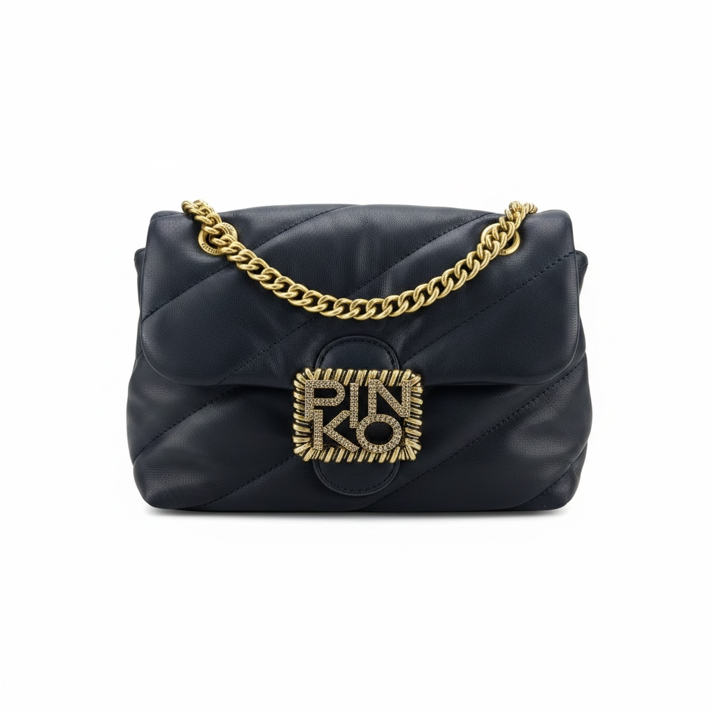 Pinko Love Classic Puff Maxi Quilt Jewel Bag