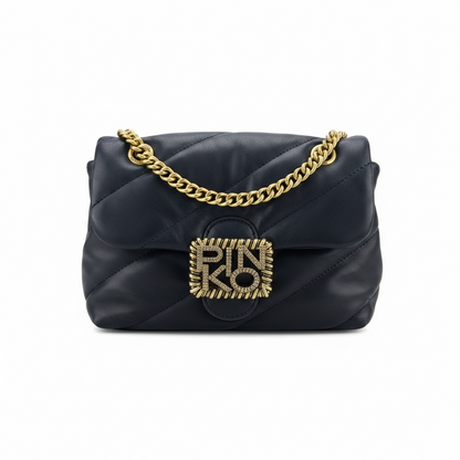 Pinko Love Classic Puff Maxi Quilt Jewel Bag