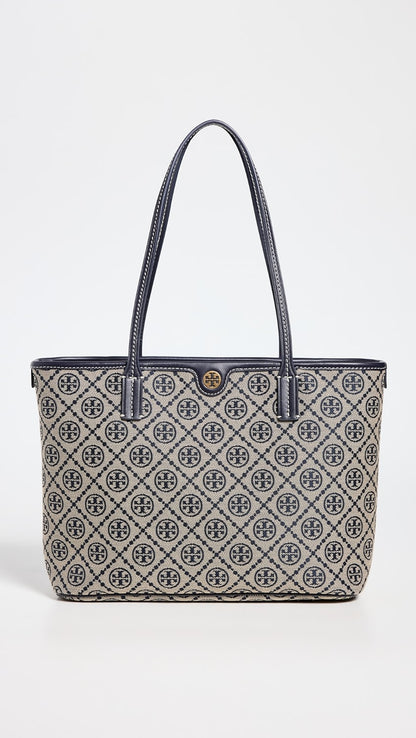 Tory Burch T Monogram Jacquard Tote Bag