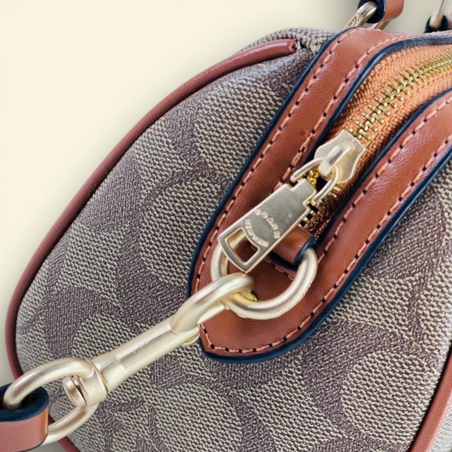 COACH Rowan Satchel Bag In Signature Canvas