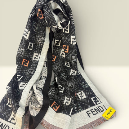 Fendi FF Logo Monogram Scarf