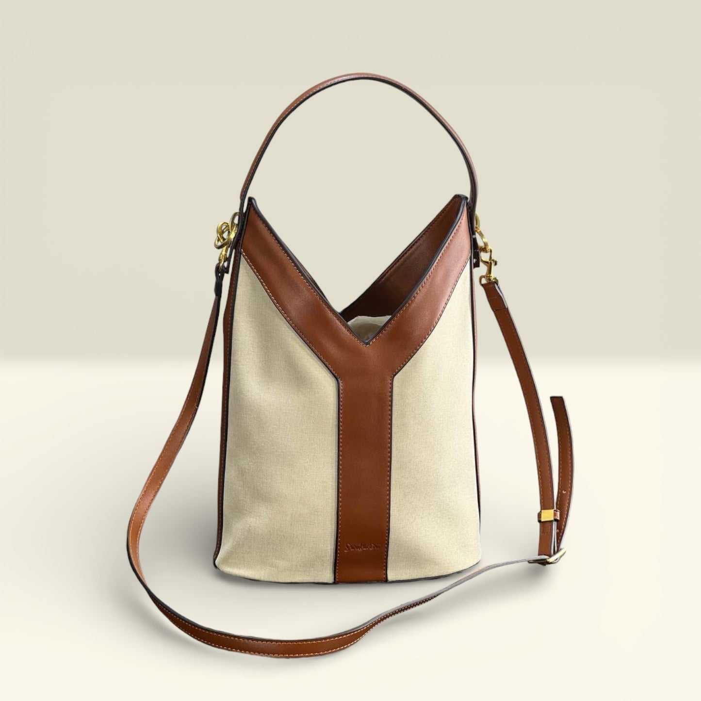 YSL- SAINT LAURENT TOP HANDLE BUCKET BAG
