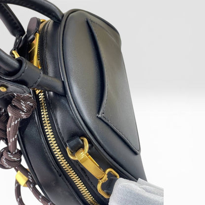 Miu Miu Beau Small Leather Bowling Bag