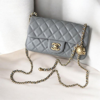 Chanel Quilted Pearl Crush Flap Bag