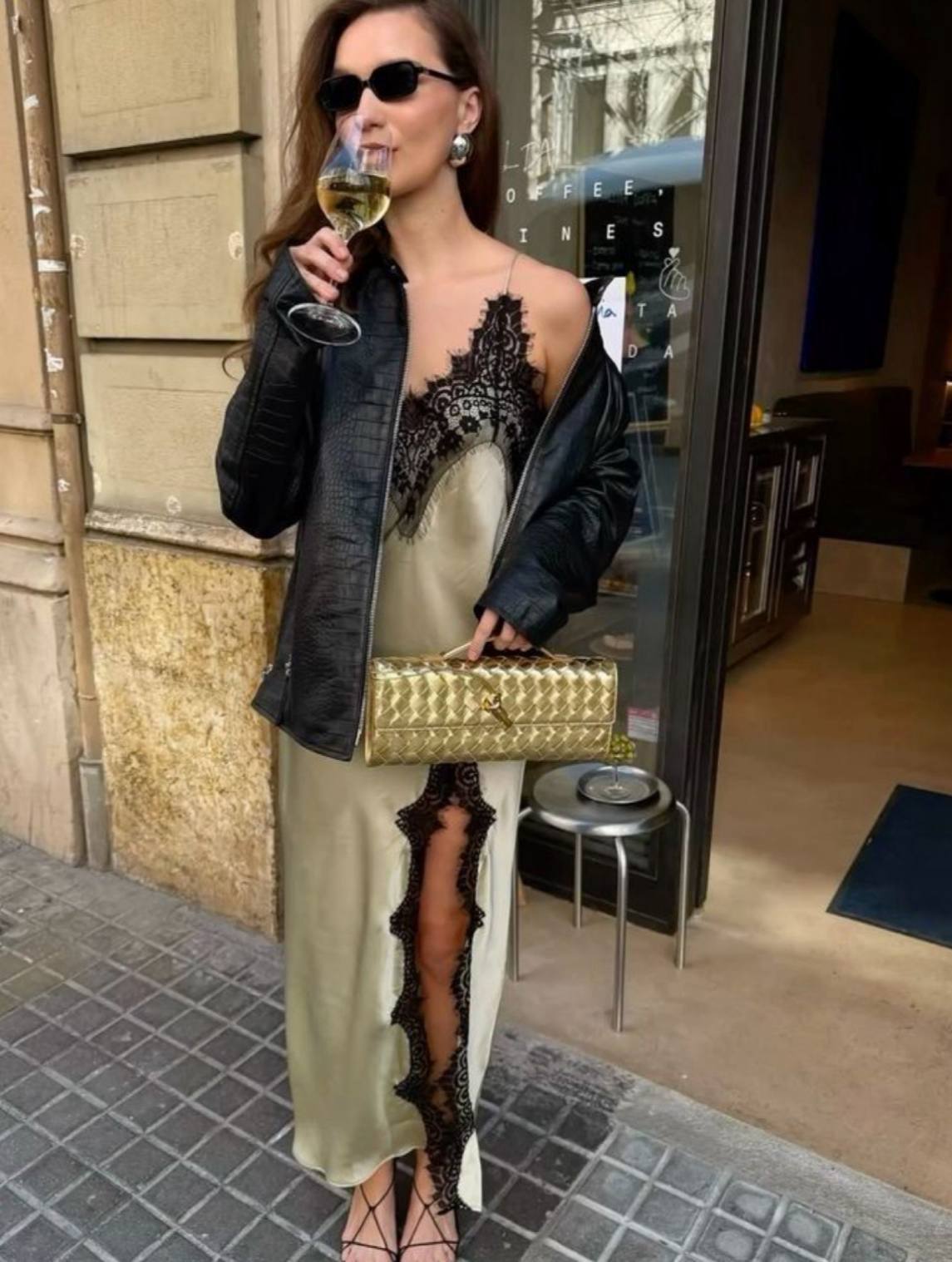 Bottega Veneta Long Andiamo Clutch