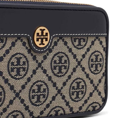 Tory Burch T Monogram Jacquard Double-Zip Mini Bag