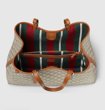 Gucci GG Emblem Medium Tote Bag