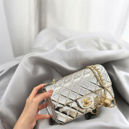 Chanel Quilted Pearl Crush Flap Bag