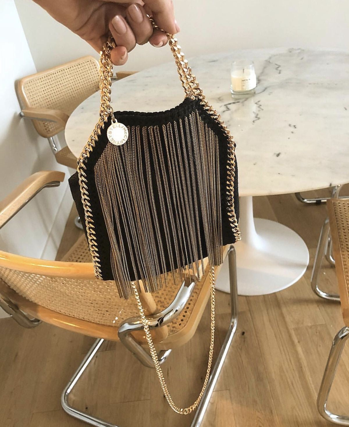 Stella McCartney Falabella Fringed Crossbody Bag