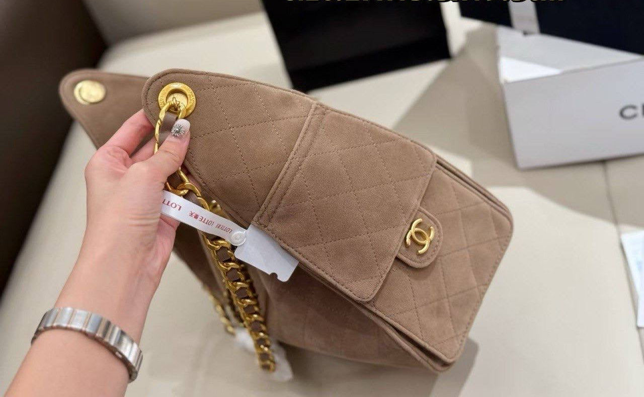 Chanel 25 Mini Handbag suede