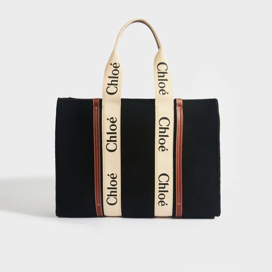 CHOLOÉ LARGE WOODY TOTE BAG