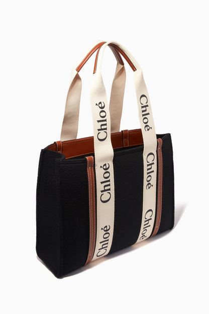 CHLOÉ MEDIUM WOODY TOTE BAG