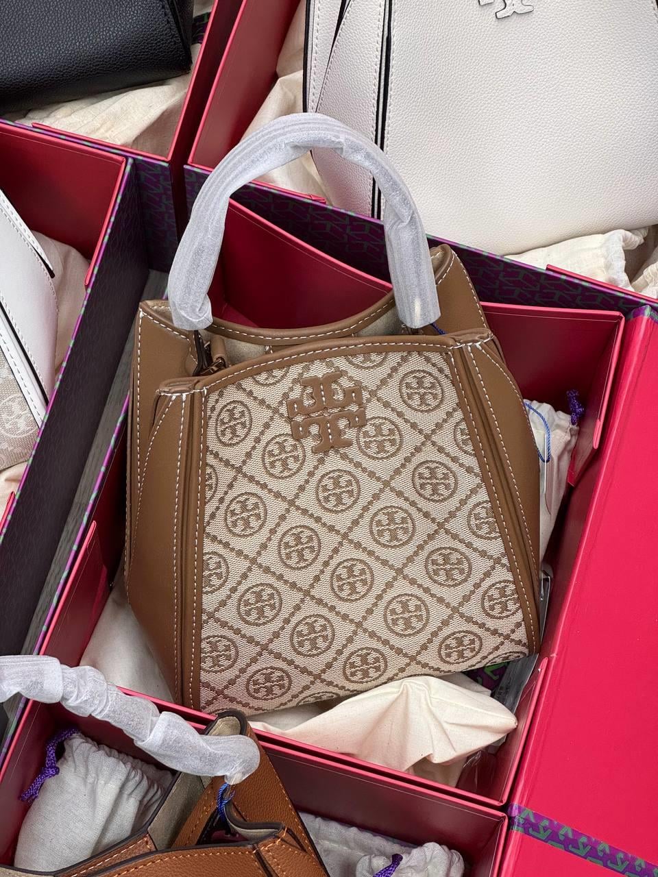 Tory Burch McGraw Small Bucket Bag