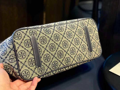 Tory Burch T Monogram Jacquard Tote Bag