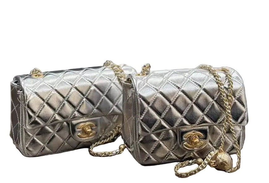 Chanel Quilted Pearl Crush Flap Bag