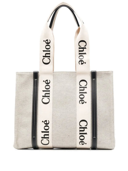 CHLOÉ MEDIUM WOODY TOTE BAG