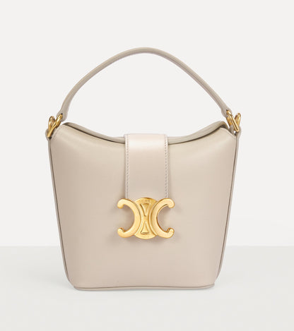 CELINE MEDIUM BUCKET CUIR TRIOMPHE BAG
