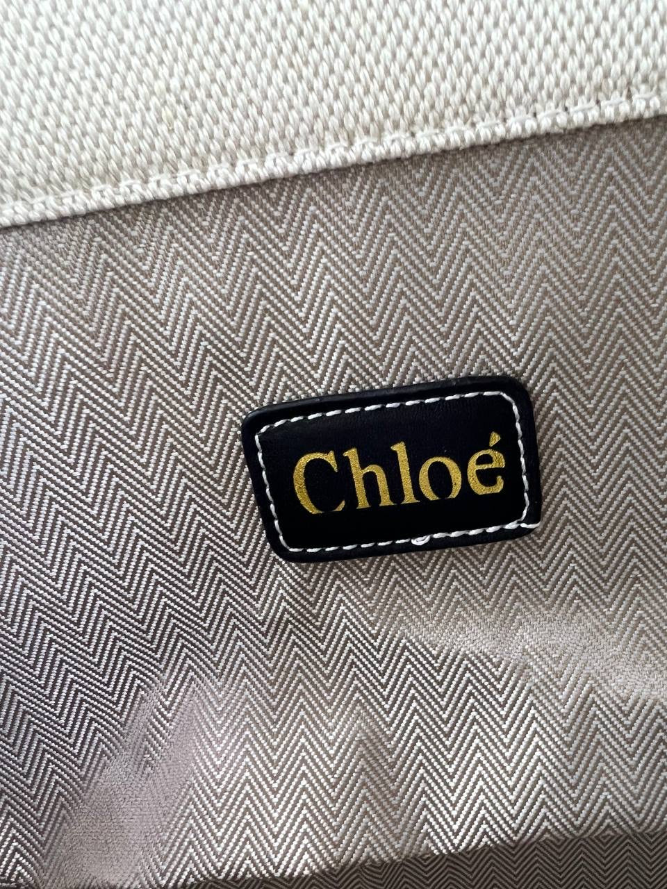 CHLOÉ MEDIUM WOODY TOTE BAG