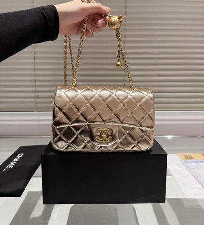 Chanel Quilted Mini Pearl Crush Flap Bag