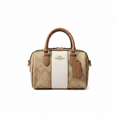 COACH Mini Rowan Crossbody in Signature Canvas with Stripe