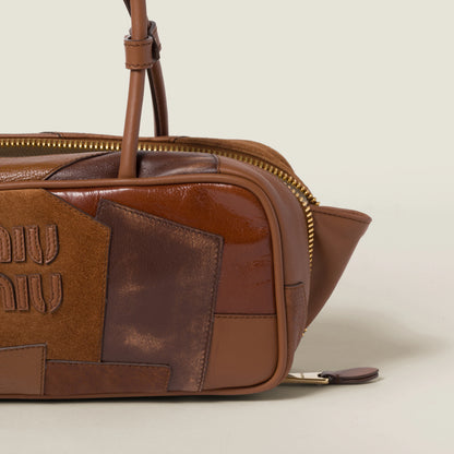 Miu Miu Patchwork Leather Tote Bag