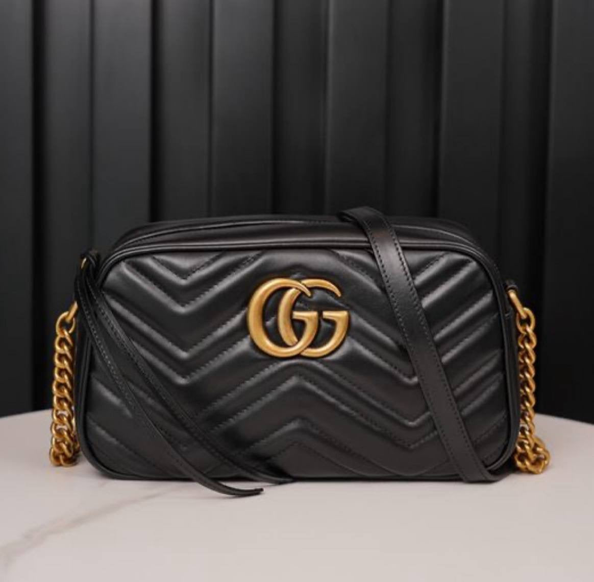 Gucci GG Marmont Small Quilted Leather Bag